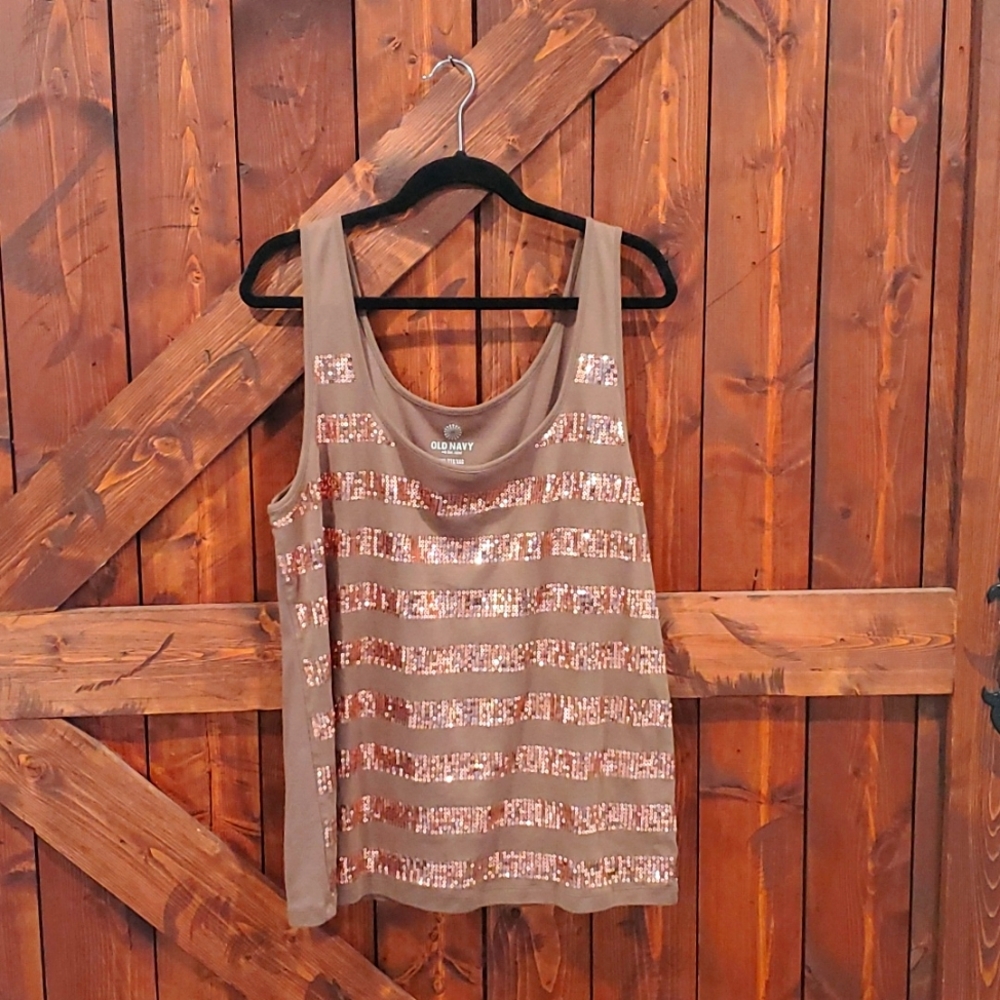 Old Navy XXL sequins tank top!